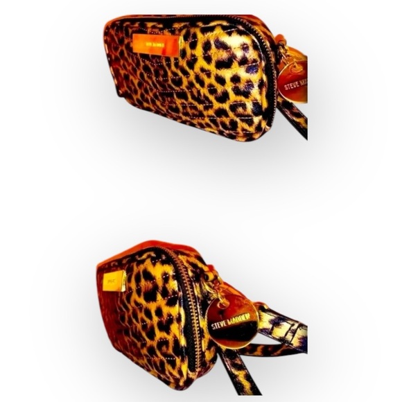 Steve Madden Cheetah Print Ladies Crossbody Bag w/ Adjustable & Removable Strap - Picture 3 of 7